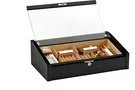 Vega (nero) - Humidor ad esposizione deluxe