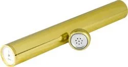 Humidor Adorini tubo dorato, include igrometro