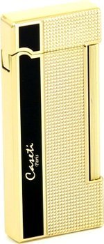 Caseti lighter President  oro / nero carrè