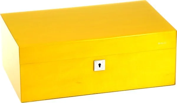 Siglo Humidor dimensione M 75 giallo