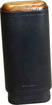 adorini Portasigari Adattabile in Vera Pelle Nero 2/3