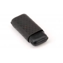 Portasigari Davidoff R-2 in pelle nera 2