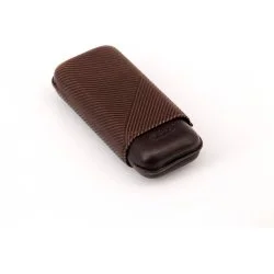 Portasigari Davidoff in pelle R-2 marrone 1