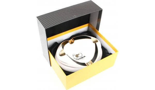 Posacenere per sigari Cohiba 50 Years Premium Bianco