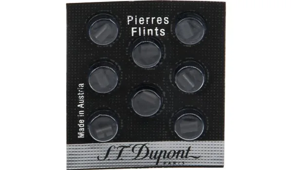 Pietre Focaie S.T. Dupont 8 Pezzi Nero