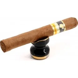 Portasigari adorini in Ceramica Nero e Oro