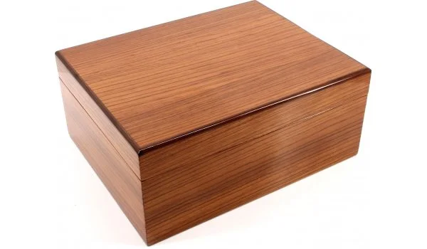 Humidor Savoy by Ashton in legno di zebra medio