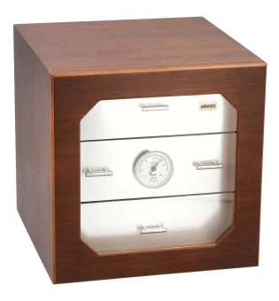 adorini Chianti Medium Deluxe Humidor Noce/Alluminio