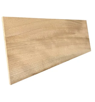 Impiallacciatura in legno di okume 42 mm x 15,3 mm x 5 mm