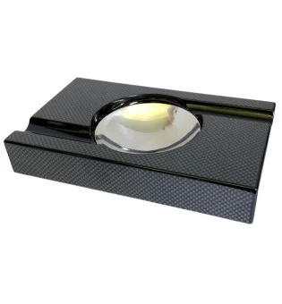 Posacenere per Sigari Carbon Design Lucido