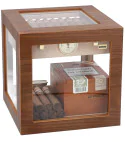 adorini Cube Deluxe Humidor Noce
