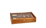 Top Humidor adorini Vega Deluxe in vetro e mogano foto 17