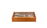 Top Humidor adorini Vega Deluxe in vetro e mogano foto 20