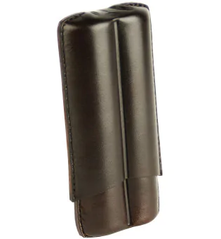 Lubinski Porta Sigari Pelle 2 Robusto marrone