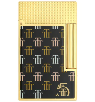 Accendino S.T. Dupont Ligne 2 Trinidad Laccato e Oro Giallo C16077