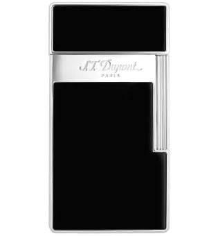 Accendino S.T. Dupont Biggy Nero Laccato Cromo 025001