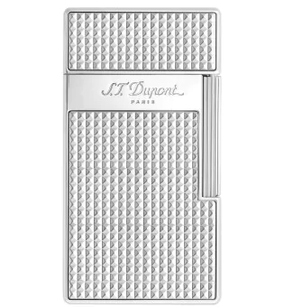 Accendino S.T. Dupont Biggy Diamond Head Cromato 025010