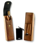Set custodia vintage adorini & accendino Slim Jet