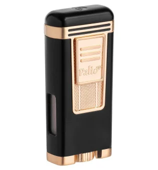 Accendino Palio Polaris Jet Nero Oro Rosato