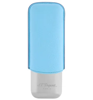 Custodia per 2 Sigari S.T. Dupont Turchese Cromato 183264