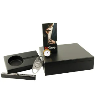 Set Humidor BigSmoke nero