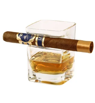 Bicchiere da Rum e Whisky con Poggia Sigari
