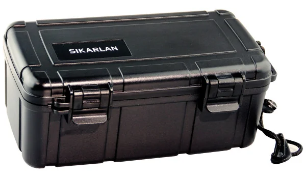 Humidor da Viaggio per 10 Sigari con Spugna Umidificatrice