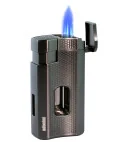 Accendino adorini Triple Jet con Taglio a V in Canna di Fucile Metallizzata