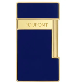 Accendino S.T. Dupont Slimmy Blu Laccato Oro 028225