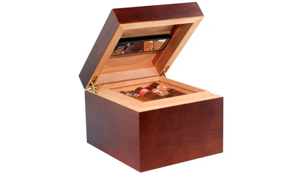 Humidor Vedado Marrone con Umidificatore