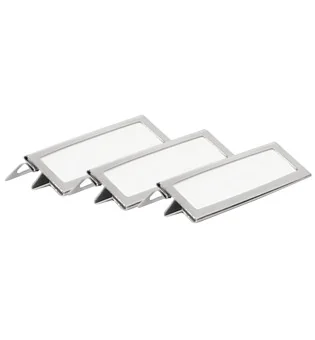 Clip per Etichette adorini in Metallo Argentato pack da 3