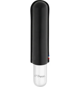 Portasigari S.T. Dupont per 1 sigaro nero/cromato 183160