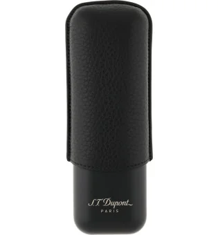 Custodia per 2 Sigari S.T. Dupont nero opaco & grigio 183240