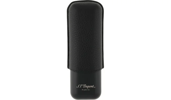 Custodia per 2 Sigari S.T. Dupont nero opaco & grigio 183240