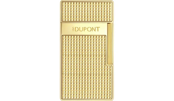 Accendino S.T. Dupont Biggy Diamond Head Dorato 025209