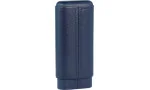 Custodia per sigari adorini in vera pelle per 2-3 sigari Blu