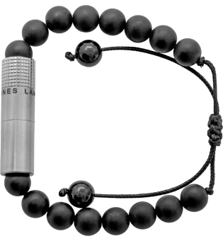 Bracciale con Punzone Les Fines Lames Onice Opaco