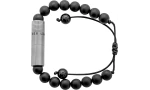Bracciale con Punzone Les Fines Lames Onice Opaco