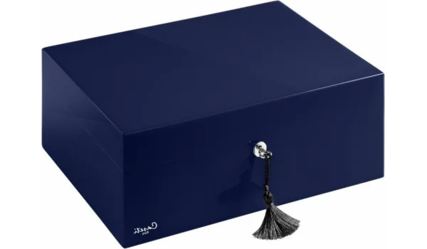 Humidor Caseti Paris blu scuro