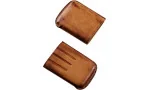 Portasigari Angelo x 4 sigari in pelle cognac