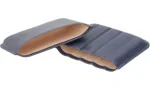 Portasigari Angelo x 4 sigari in pelle grigio bluastro