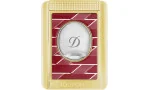 Tagliasigari e custodia S.T. Dupont Monogram 1872 Rosso Bordeaux 003478