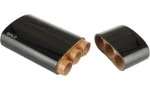 Siglo astuccio in legno di Ebano per 3 sigari Corona