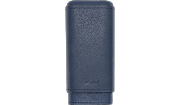 Custodia per sigari adorini in vera pelle per 2-3 sigari Blu
