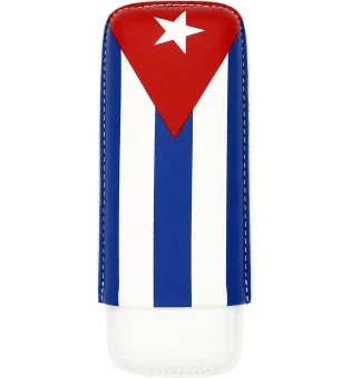Portasigari Bandiera Cubana per 2 sigari