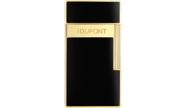 Accendino S.T. Dupont Biggy Nero Laccato Oro 025222