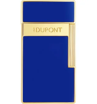 Accendino S.T. Dupont Biggy Blu Laccato Oro 025225