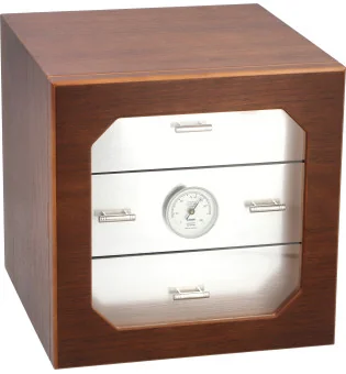 adorini Chianti Medium Deluxe Humidor Noce/Alluminio