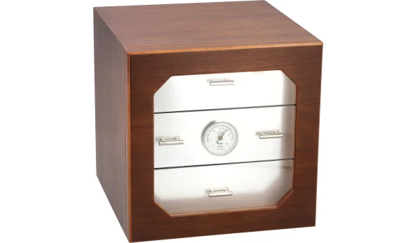 adorini Chianti Medium Deluxe Humidor Noce/Alluminio foto 11