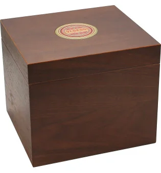 Humidor Vedado Grande Marrone con Umidificatore